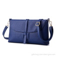 Ladies leisure fashion zipper closure pu shoulder messenger bag customized colors